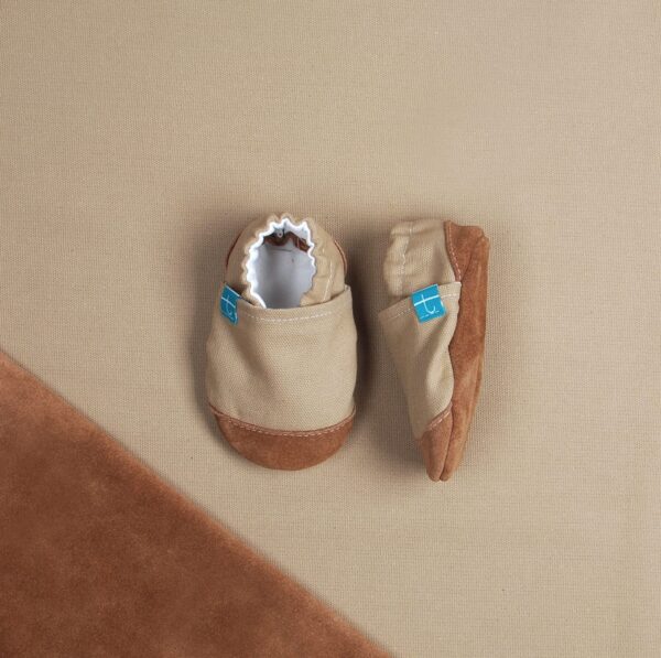 2000000126593-titot-coton-cuir-avec-pointes-en-cuir-beige