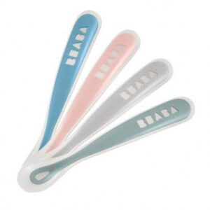 3384349134655-lot-de-4-cuilleres-1er-repas-en-silicone-rainbow-eucalyptus-windy-blueeucalyptus-greenlight-mistold-pink