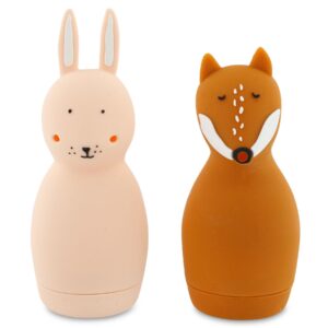 5400858376770-jouets-de-bain-a-presser-en-forme-danimaux---mme-lapin-et-m-renard