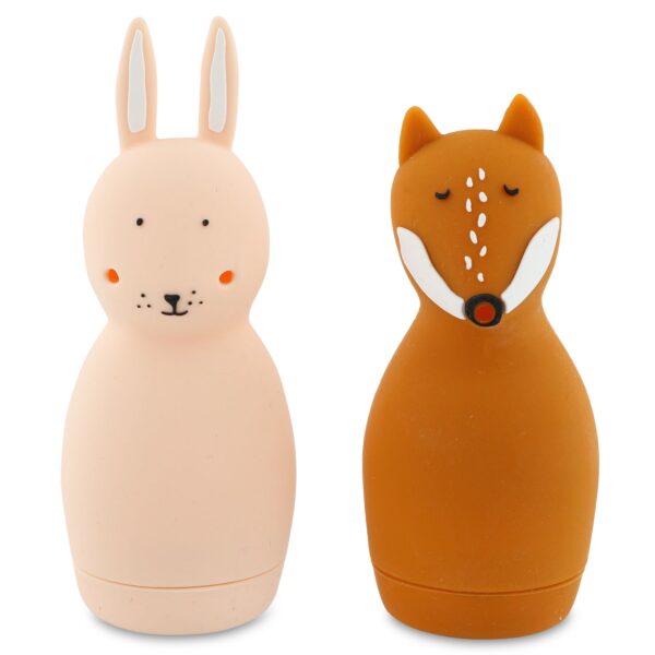 5400858376770-jouets-de-bain-a-presser-en-forme-danimaux---mme-lapin-et-m-renard