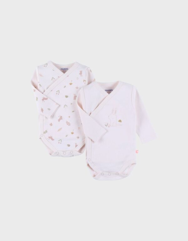 5414220224101-ah-25-lot-de-2-bodies-croises-en-coton-rose-motif-lapin