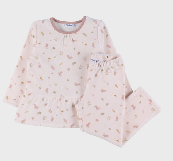 5414220223647-ah-25-pyjama-2-pieces-en-velours-rose-a-motif-floral-et-lapin-2y