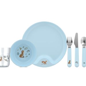 2000000135656-service-de-table-enfant-mepal-mio-6-pieces---little-dutch---forest-friends