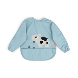 2000000141626-done-by-deer---sleeved-pocket-bib-tiny-farm-blue-per-1-pcs