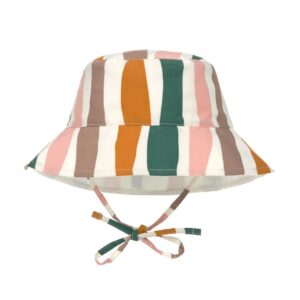 2000000141169-chapeau-anti-uv-reversible-enfants---vagues-rose-blanc